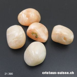 Stilbite irisée beige-rosée 2 - 2,5 cm / 7 à 8 grammes. Taille M