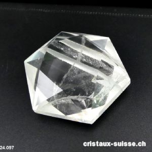 Sceau de Salomon Cristal de Roche 5,9 cm. Pièce unique 105 grammes