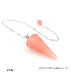 Pendule Quartz pastèque facetté 3,5 cm. Offre Spéciale