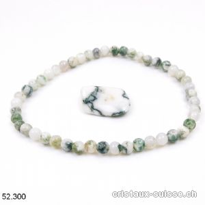 1 Bracelet Agate des Arbres - Mousse mix et 1 pierre GRATUITE