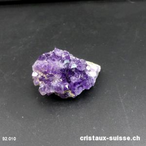 Améthyste d'Uruguay, petite druse 3,5 x 2,5 cm. Pièce unique