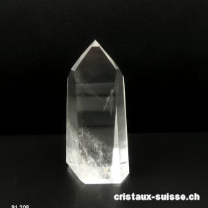 Cristal de roche A poli 10,8 cm. Pièce unique 233 grammes