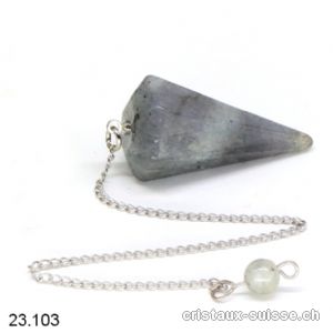 Pendule Labradorite claire 3,5 cm. OFFRE SPECIALE