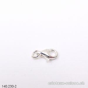 Fermoir Mousqueton 8,2 mm, boucle ouverte 3,5 mm / argent 925