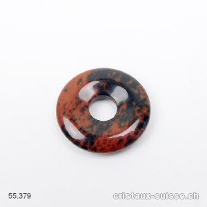 Obsidienne acajou Donut 1,7-1,8 cm