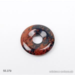 Obsidienne acajou Donut 1,7-1,8 cm