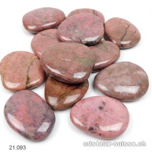 Rhodonite 4 cm, plate. Taille L - XL