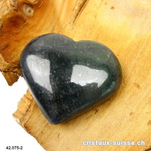 Coeur Néphrite Jade d'Afghanistan 6,3 x 5,5 x 2,3 cm. Pièce unique