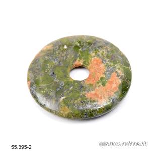 Unakite - épidote, donut 4 cm. Offre Spéciale