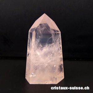 Pointe Quartz rose 8,2 cm. Pièce unique 153 grammes