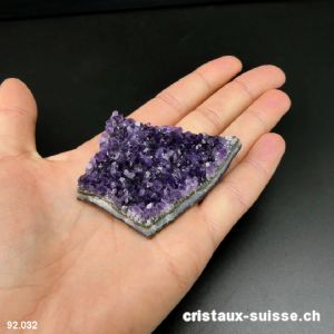 Améthyste d'Uruguay, druse pate 5 cm. Pièce unique