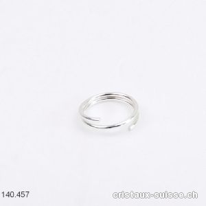 Anneau magique fin et ouvert 8 mm, argent 925