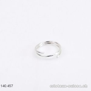 Anneau magique fin et ouvert 8 mm, argent 925