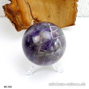 Boule Améthyste - Quartz Ø 6,1 cm. Pièce unique 320 grammes