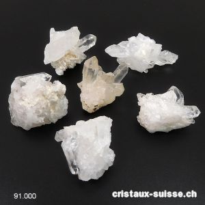 Cristal de Roche, petite druse du Tyrol 2,5 - 3 cm. Offre Spéciale