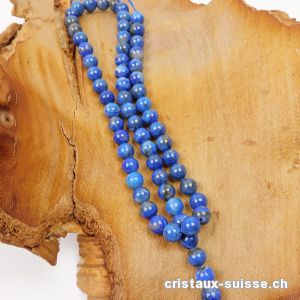 Rang Lapis-lazuli 6,5 mm / 39,5 cm, env. 62 boules