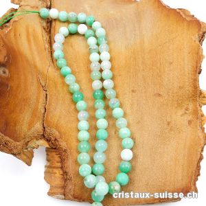 Rang Chrysoprase 6,5 mm / 39 cm, env. 62 boules. Offre Spéciale