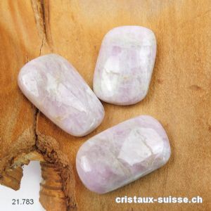 Kunzite plate 3,5 - 3,7 cm / 18 - 20 grammes. Qualité AB