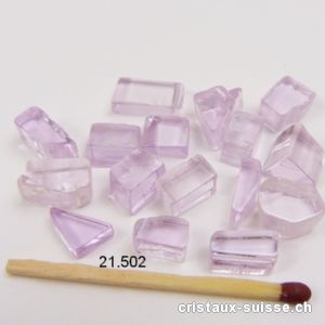 Kunzite lilas 0,9 - 1,2 cm. Taille XS. Qualité A