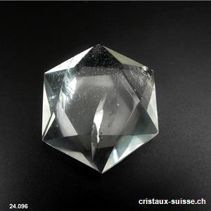 Sceau de Salomon Cristal de Roche, diagonale 4,5 cm. Pièce unique