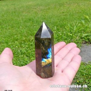 Labradorite pointe polie 6,8 cm. Pièce unique