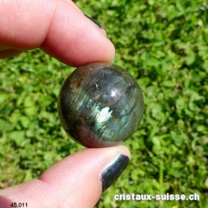 Boule Labradorite Ø 2,5 cm. Pièce unique
