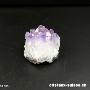 Améthyste d'Uruguay, petite druse. Pièce unique