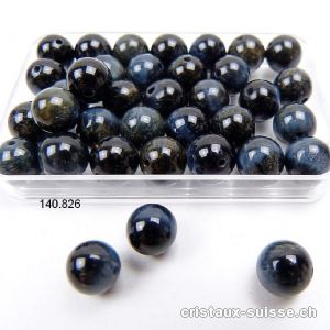 Oeil de Faucon, boule percée 8 - 8,5 mm