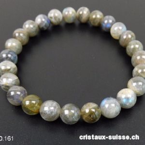 Bracelet Labradorite 7,5 - 8  mm / 19,5 - 20 cm