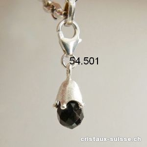 Charm Onyx noir et argent 925