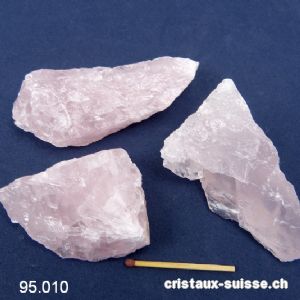 Quartz rose brut 90 à 100 grammes