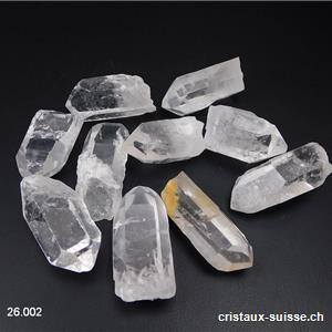 Cristal de Roche pointe brute 4 à 4,5 cm, 13 - 16 grammes