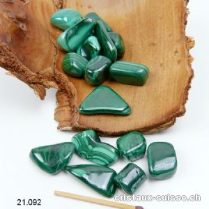 Malachite du Congo 08 - 10 grammes. Taille S-M
