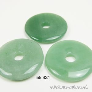 Aventurine verte, donut 4 cm