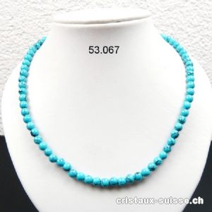 Collier Turquénite 6 mm /  45 cm