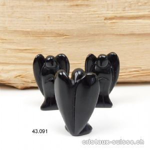 Ange Obsidienne noire  3,8 - 4 cm