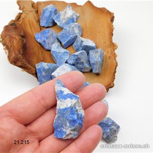 Lapis-lazuli brut 12 à 15 grammes. Taille L