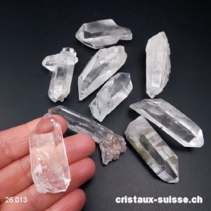 Cristal de Roche pointe brute 4 à 6 cm, 19 - 25 grammes