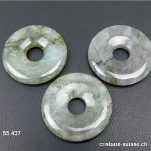 Labradorite claire, donut 3 cm. OFFRE SPECIALE