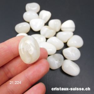 Agate blanche - Agate de la Paix 06 à 10 grammes / 2 à 2,5 cm. Taille SM. OFFRE SPECIALE