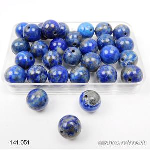 Lapis-lazuli AB, boule percée 8 - 8,5 mm. OFFRE SPECIALE