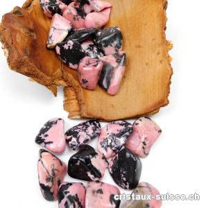 Rhodonite 2,5 - 3,5 cm/10 - 15 grammes. Taille M