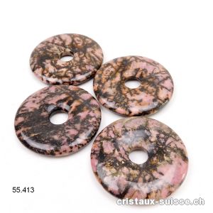 Rhodonite, donut 4 cm