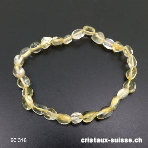 Bracelet Quartz Lemon 7 - 9 mm, élastique 19 cm