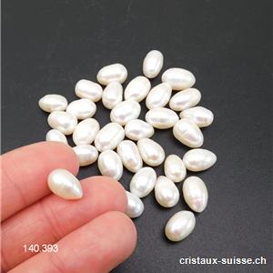 Perle d'eau douce blanc-crème 5 - 7 mm x 5 mm