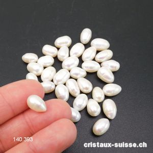 Perle d'eau douce blanc-crème 5 - 7 mm x 5 mm