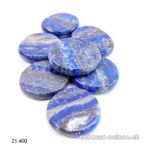 Lapis-Lazuli plat 4 à 4,5 cm / 32 - 40 grammes. Taille XXL