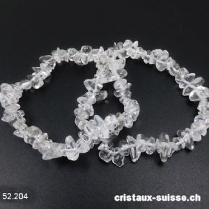 Bracelet Cristal de Roche 18,5-19 cm. Taille M-L