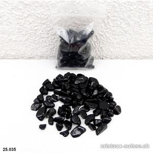 50 grammes granulés Tourmaline noire, 6 à 13 mm