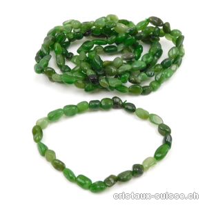 Bracelet Jade Canada 6 - 8 mm / 19 - 19,5 cm. Taille M-L